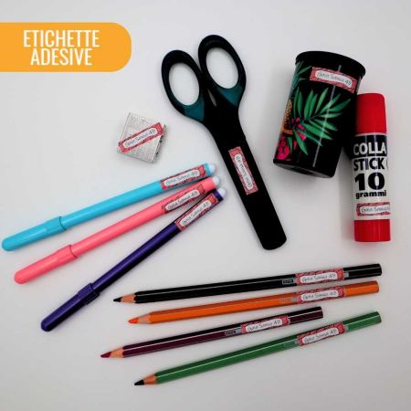 Etichette per matite