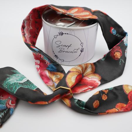 Scarf bracelet: bracciale sciarpa da polso