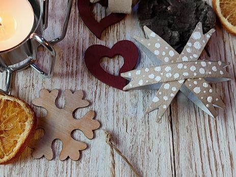 Calendario dell'avvento creativo - stella stellina