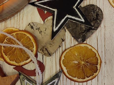 CALENDARIO DELL'AVVENTO CREATIVO - stella e lana