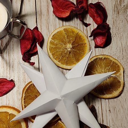 CALENDARIO DELL'AVVENTO CREATIVO - la stella doppia