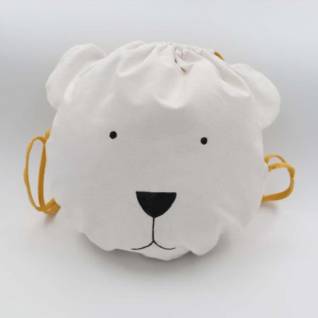 Sacca per bambini, Musetto Orsetto - fronte