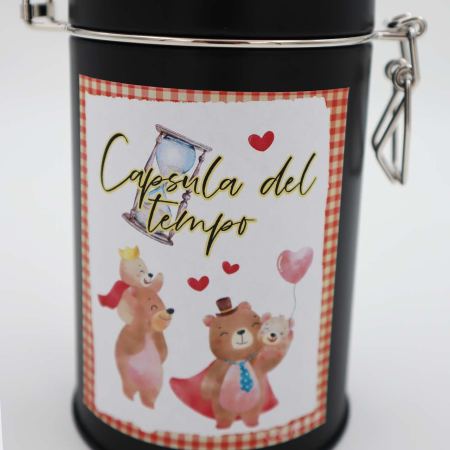 Capsula del tempo "Nonni e Nipoti" - dettaglio barattolo