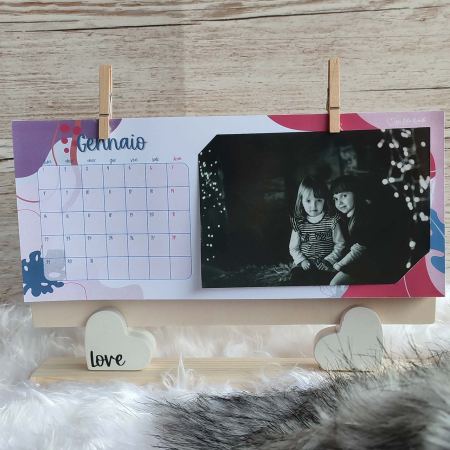 Calendario da tavolo con foto