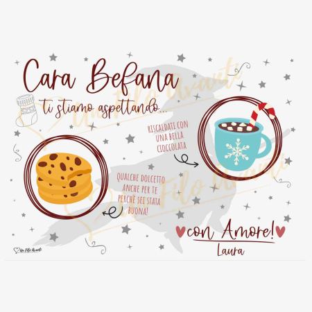 Tovaglietta per la Befana - personalizzata