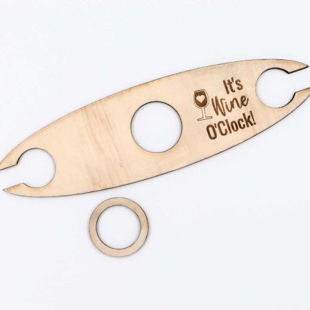 Porta calici per bottiglia di vino