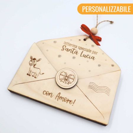 Porta letterina di Santa Lucia personalizzabile