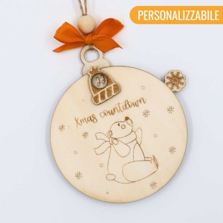 Xmas countdown - calendario dell'Avvento di Natale - personalizzabile