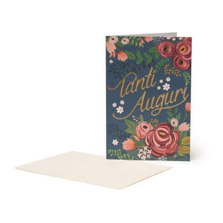 Biglietto di Auguri di Compleanno Fiori Legami Milano