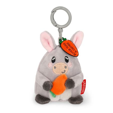 Portachiavi di peluche Donkey Tiny Super Soft Legami