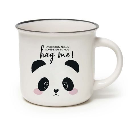 Tazza in porcellana Legami Panda Cup-Puccino 350 ml